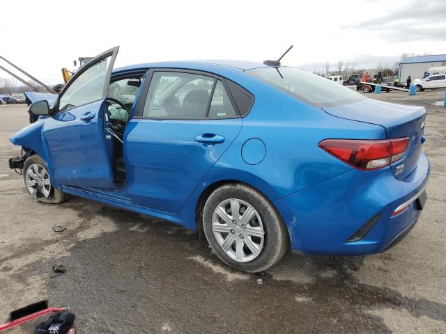 3KPA24AD4ME406383 - 2021 KIA RIO LX BLUE photo 2