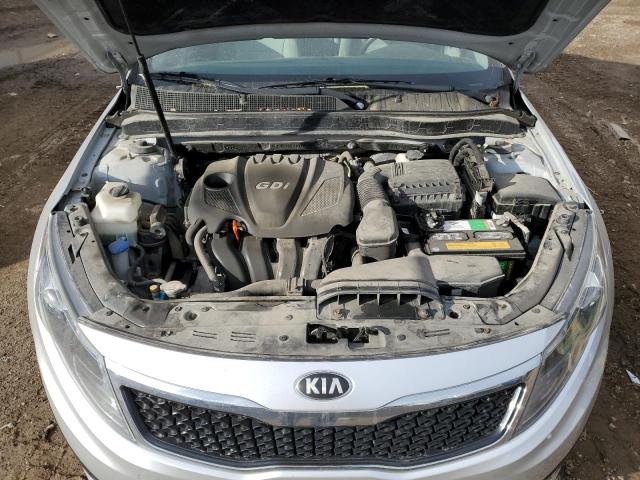 KNAGM4A72D5355294 - 2013 KIA OPTIMA LX SILVER photo 11