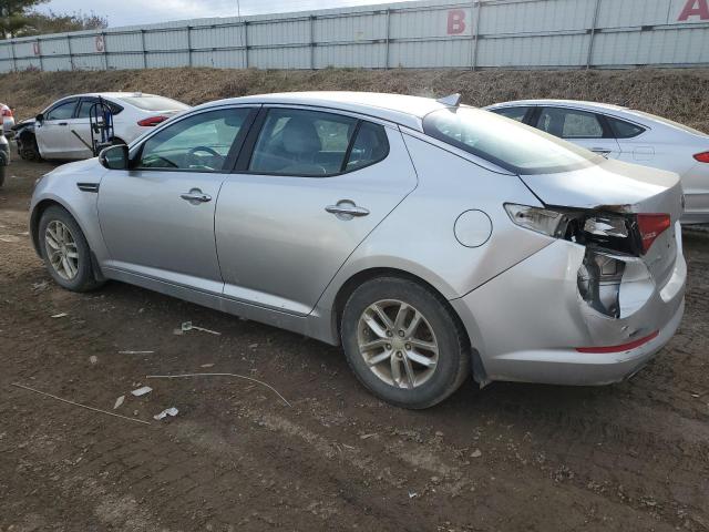 KNAGM4A72D5355294 - 2013 KIA OPTIMA LX SILVER photo 2