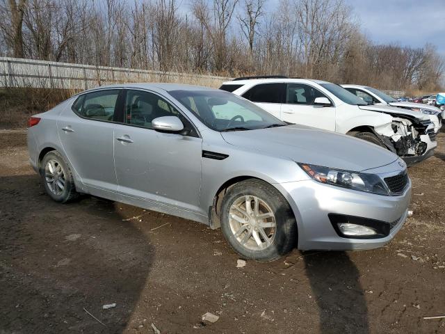 KNAGM4A72D5355294 - 2013 KIA OPTIMA LX SILVER photo 4