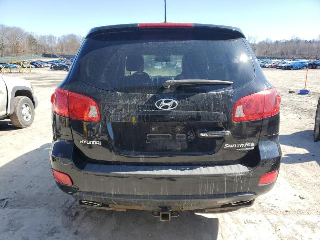 5NMSH73E99H287711 - 2009 HYUNDAI SANTA FE SE BLACK photo 6