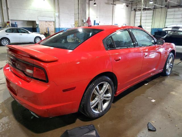 2C3CDXDT1EH144176 - 2014 DODGE CHARGER R/T RED photo 3