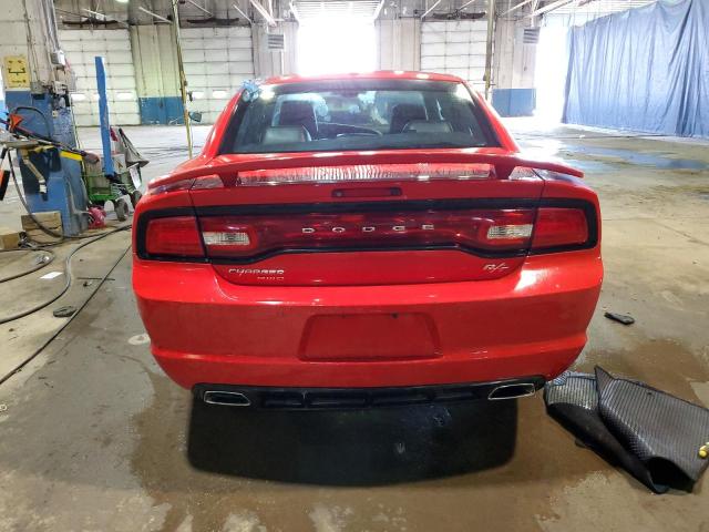 2C3CDXDT1EH144176 - 2014 DODGE CHARGER R/T RED photo 6