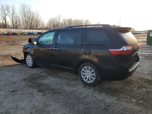 5TDDK3DC8FS126940 - 2015 TOYOTA SIENNA XLE SILVER photo 2