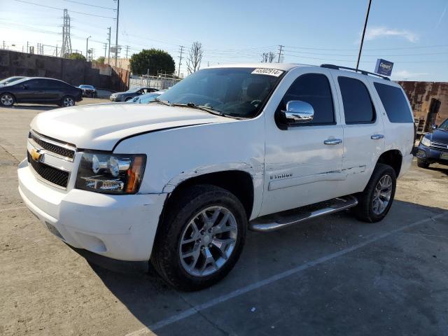 1GNFK13069R214206 - 2009 CHEVROLET TAHOE K1500 LS WHITE photo 1