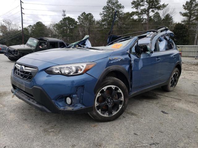 JF2GTAEC8MH686246 - 2021 SUBARU CROSSTREK PREMIUM BLUE photo 1