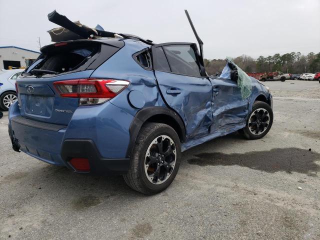 JF2GTAEC8MH686246 - 2021 SUBARU CROSSTREK PREMIUM BLUE photo 3