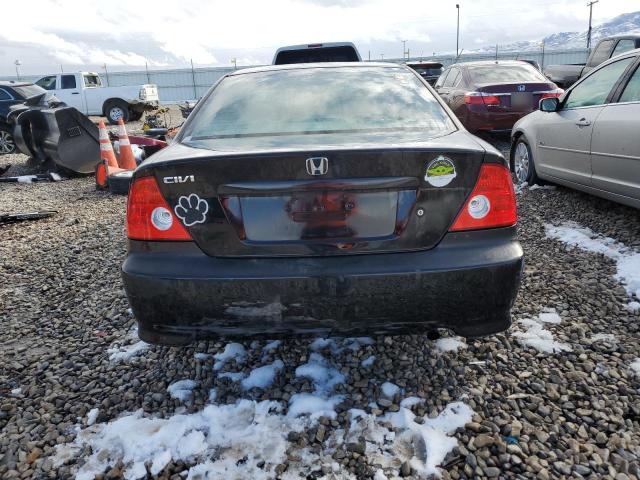 1HGEM22924L085379 - 2004 HONDA CIVIC EX BLACK photo 6