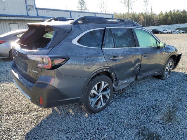 4S4BTANC0N3154007 - 2022 SUBARU OUTBACK LIMITED GRAY photo 3