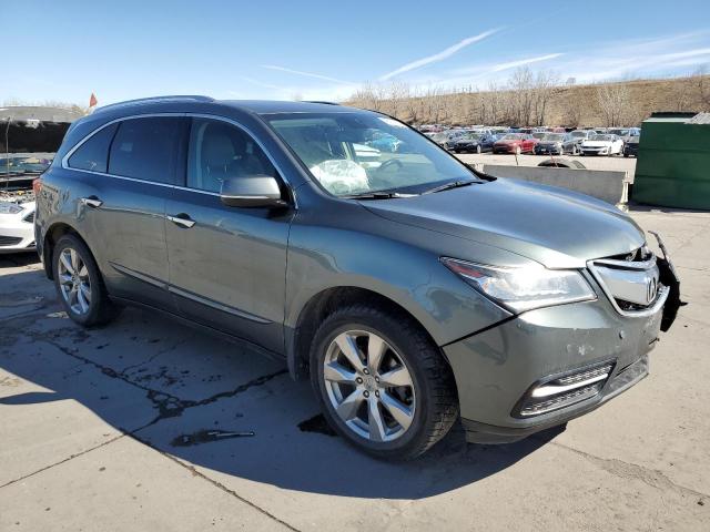 5FRYD4H81EB039406 - 2014 ACURA MDX ADVANCE GRAY photo 4