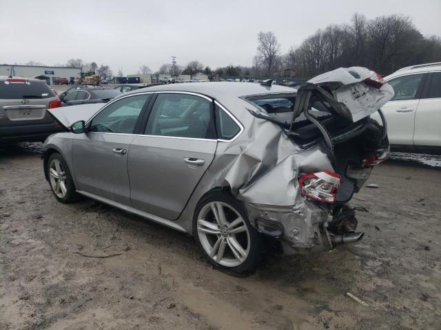 1VWBM7A39CC103111 - 2012 VOLKSWAGEN PASSAT SE SILVER photo 2