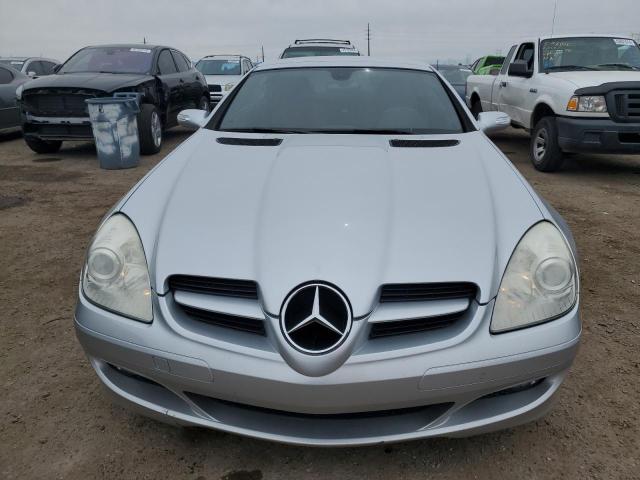 WDBWK56F25F053556 - 2005 MERCEDES-BENZ SLK 350 SILVER photo 5