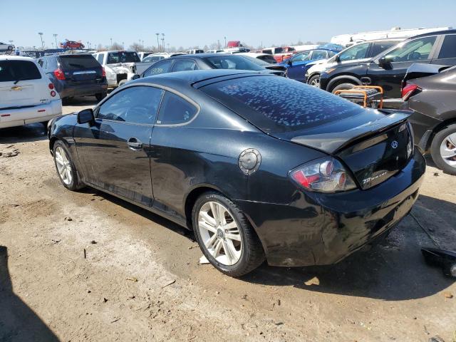 KMHHM66D48U296189 - 2008 HYUNDAI TIBURON GS BLACK photo 2