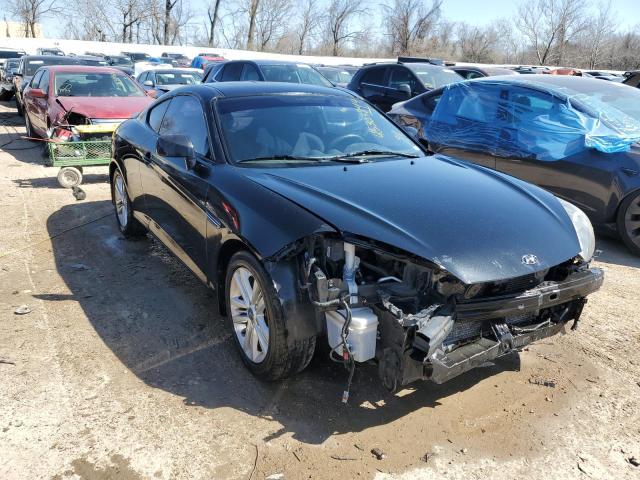 KMHHM66D48U296189 - 2008 HYUNDAI TIBURON GS BLACK photo 4