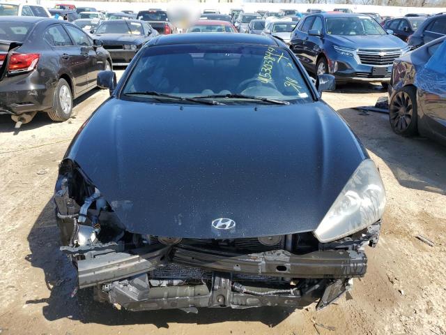 KMHHM66D48U296189 - 2008 HYUNDAI TIBURON GS BLACK photo 5