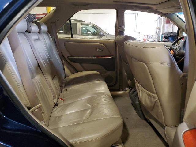 JTJGF10U320125127 - 2002 LEXUS RX 300 BLUE photo 10