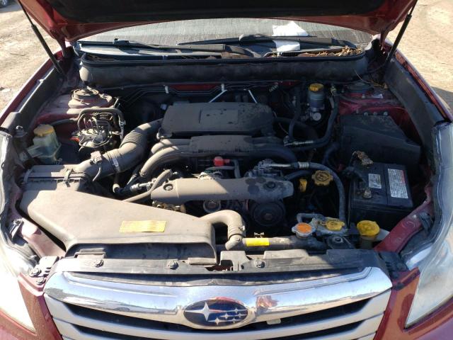 4S4BRBJC0B3347828 - 2011 SUBARU OUTBACK 2.5I LIMITED BURGUNDY photo 12