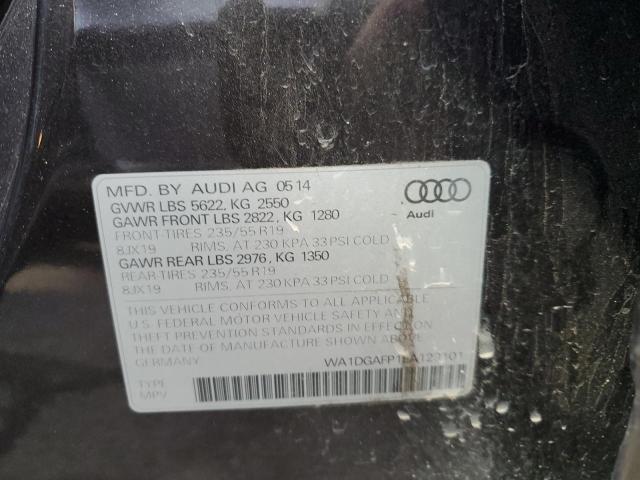 WA1DGAFP1EA123101 - 2014 AUDI Q5 PREMIUM PLUS GRAY photo 13