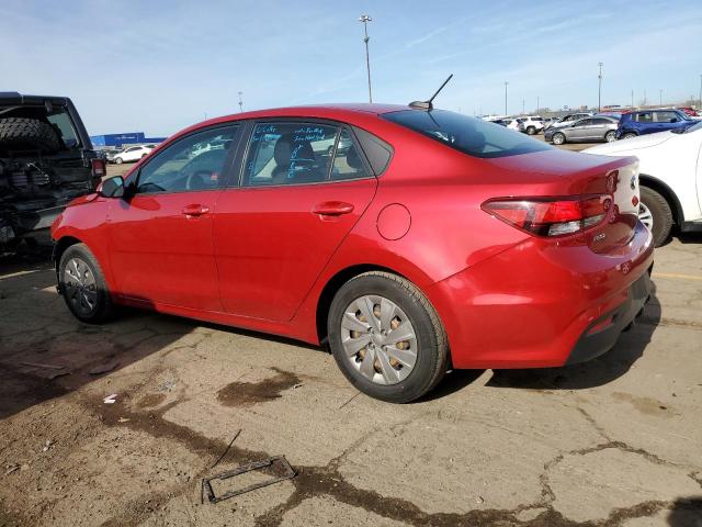 3KPA24AD9LE299314 - 2020 KIA RIO LX RED photo 2