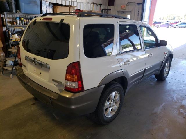 4F2CZ96193KM33140 - 2003 MAZDA TRIBUTE ES WHITE photo 4