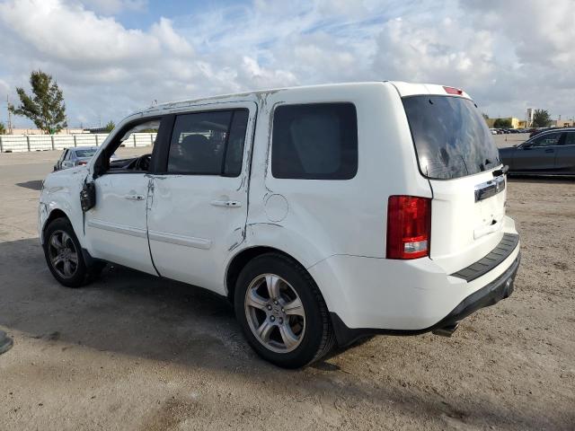 5FNYF3H50FB006412 - 2015 HONDA PILOT EXL WHITE photo 2