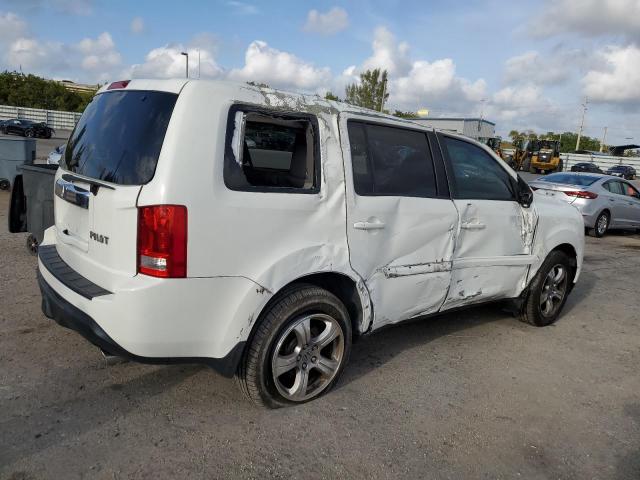 5FNYF3H50FB006412 - 2015 HONDA PILOT EXL WHITE photo 3