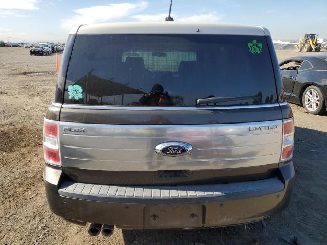 2FMGK5DC3BBD18265 - 2011 FORD FLEX LIMITED BROWN photo 6