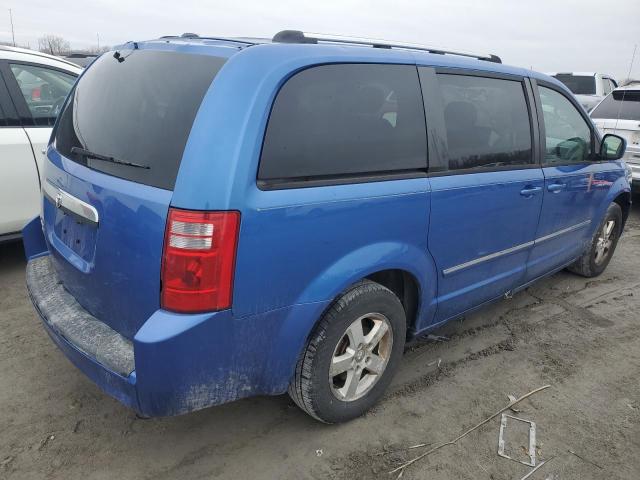 2D8HN54P78R763709 - 2008 DODGE GRAND CARA SXT BLUE photo 3