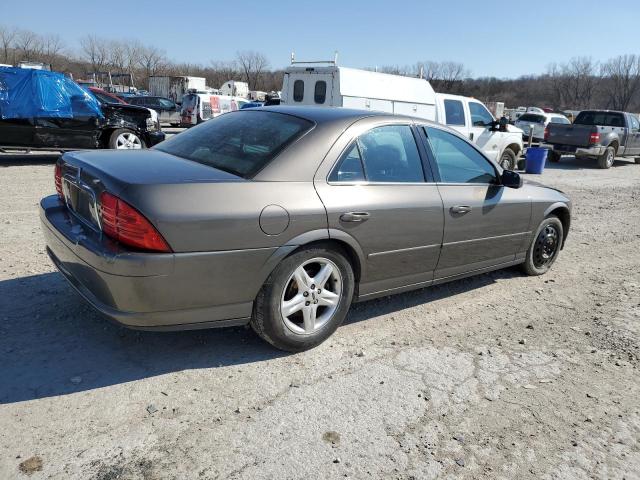 1LNHM87A12Y679233 - 2002 LINCOLN LS GRAY photo 3