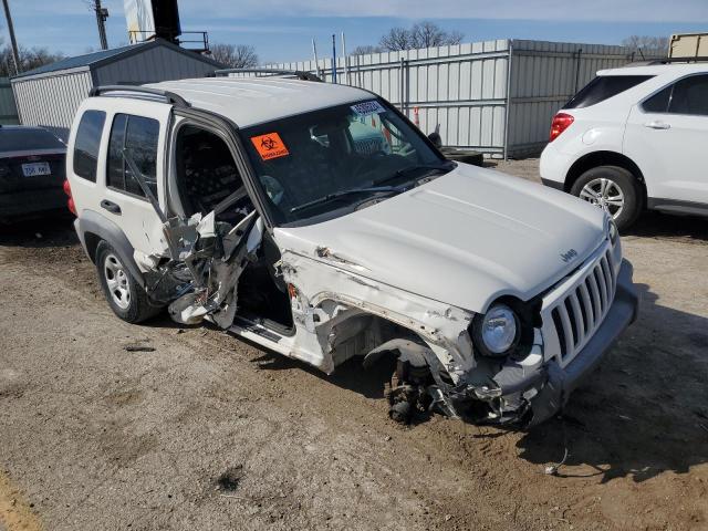 1J4GL48K14W273271 - 2004 JEEP LIBERTY SPORT WHITE photo 4