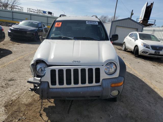 1J4GL48K14W273271 - 2004 JEEP LIBERTY SPORT WHITE photo 5