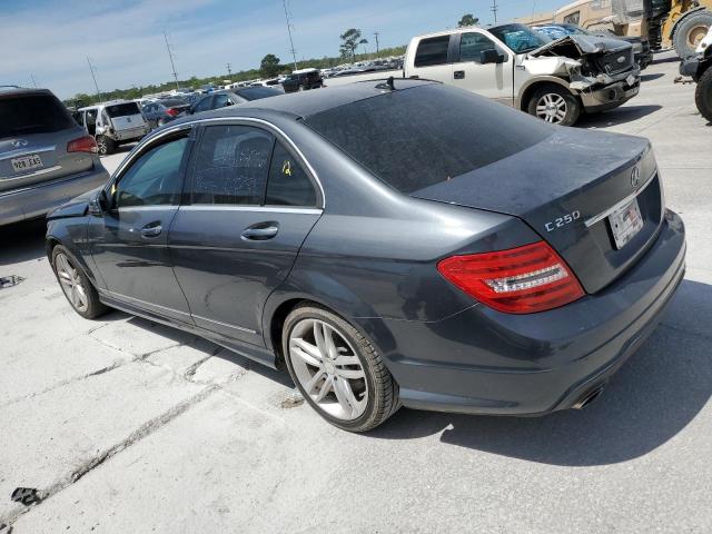 WDDGF4HB1DR300387 - 2013 MERCEDES-BENZ C 250 GRAY photo 2