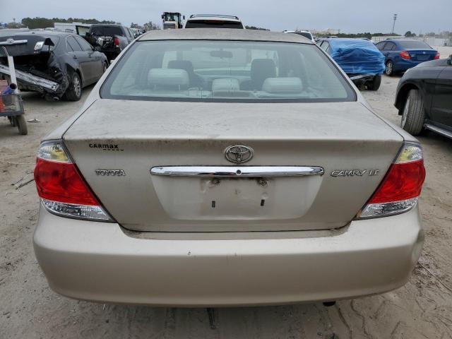 4T1BE32K95U005090 - 2005 TOYOTA CAMRY LE GOLD photo 6