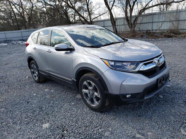 2HKRW2H88KH614666 - 2019 HONDA CR-V EXL SILVER photo 4