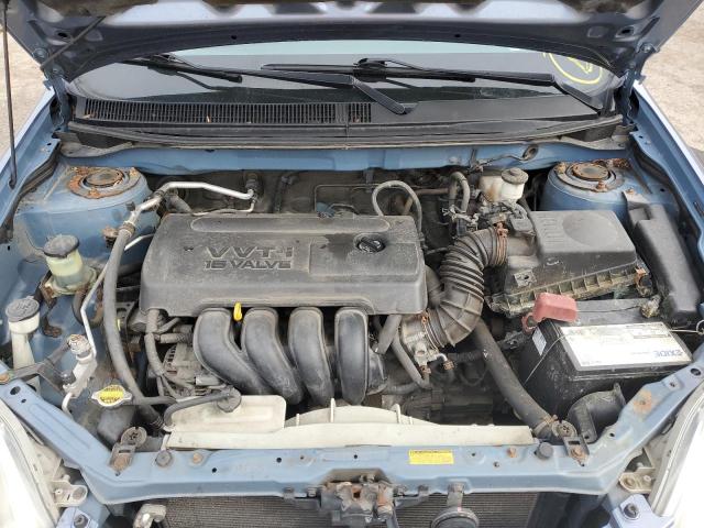 2T1KR32E36C580108 - 2006 TOYOTA COROLLA MA XR BLUE photo 11