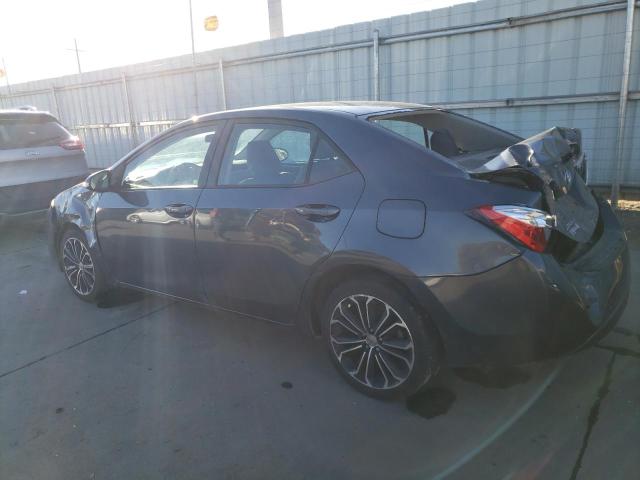 2T1BURHE6EC135028 - 2014 TOYOTA COROLLA L GRAY photo 2