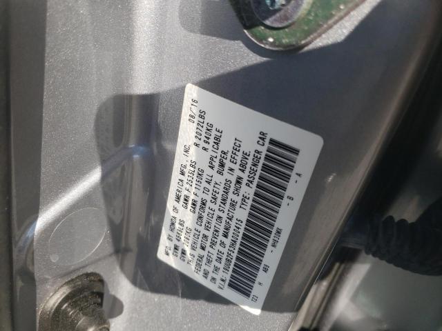 19UUB2F53HA000415 - 2017 ACURA TLX TECH SILVER photo 12