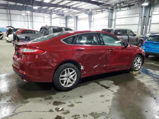 1FA6P0HD1G5122057 - 2016 FORD FUSION SE MAROON photo 3