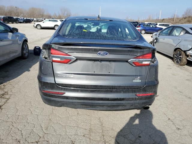 3FA6P0HD7KR245903 - 2019 FORD FUSION SE GRAY photo 6