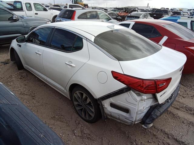 5XXGR4A66FG489266 - 2015 KIA OPTIMA SX WHITE photo 2