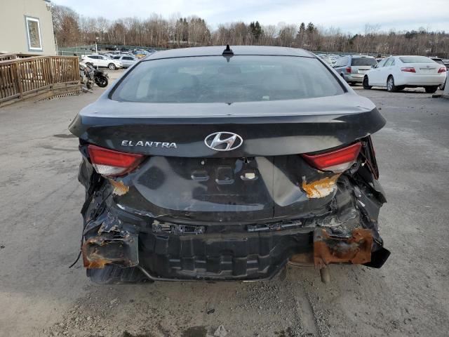 KMHDH4AE3EU104604 - 2014 HYUNDAI ELANTRA SE BLACK photo 6