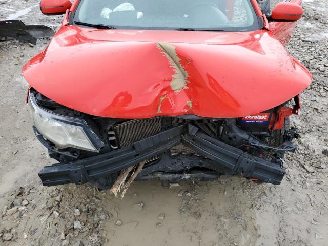 KNAFW6A38D5703310 - 2013 KIA FORTE SX RED photo 11