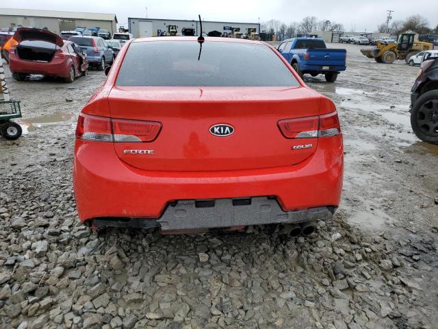 KNAFW6A38D5703310 - 2013 KIA FORTE SX RED photo 6