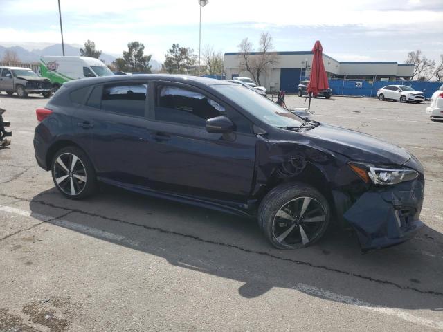 4S3GTAM68K3743890 - 2019 SUBARU IMPREZA SPORT BLUE photo 4