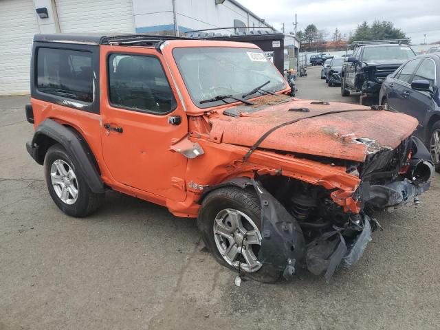 1C4GJXAN5JW302073 - 2018 JEEP WRANGLER SPORT ORANGE photo 4