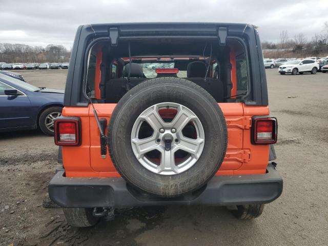 1C4GJXAN5JW302073 - 2018 JEEP WRANGLER SPORT ORANGE photo 6