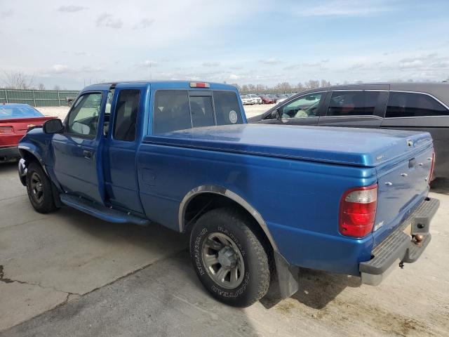 1FTYR14E71TA45098 - 2001 FORD RANGER SUPER CAB BLUE photo 2