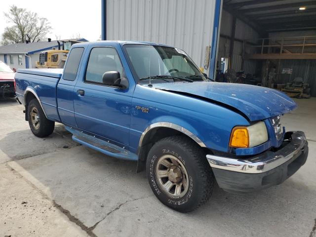 1FTYR14E71TA45098 - 2001 FORD RANGER SUPER CAB BLUE photo 4