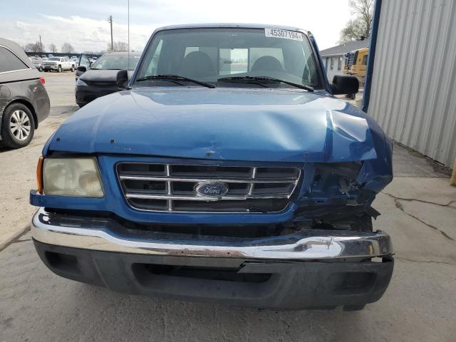 1FTYR14E71TA45098 - 2001 FORD RANGER SUPER CAB BLUE photo 5