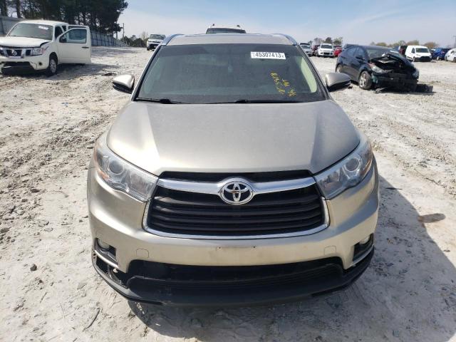 5TDJKRFH8GS293928 - 2016 TOYOTA HIGHLANDER XLE CREAM photo 5